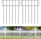 10.8 Feet-Garden Fence 10 Panels 17in H X