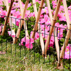 10.8 Feet-Garden Fence 10 Panels 17in H X