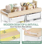 10-Drawer Craft Organiser Trolley Cart Mobile Rolling Diy