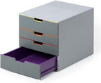 10 Drawer Unit Desktop Set with 10 Colour