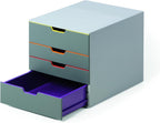 10 Drawer Unit Desktop Set with 10 Colour