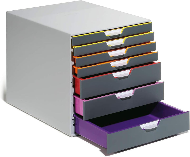 10 Drawer Unit Desktop Set with 10 Colour