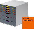 10 Drawer Unit Desktop Set with 10 Colour