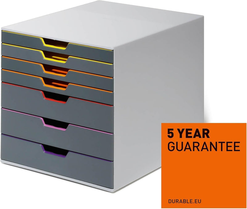 10 Drawer Unit Desktop Set with 10 Colour