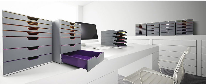 10 Drawer Unit Desktop Set with 10 Colour