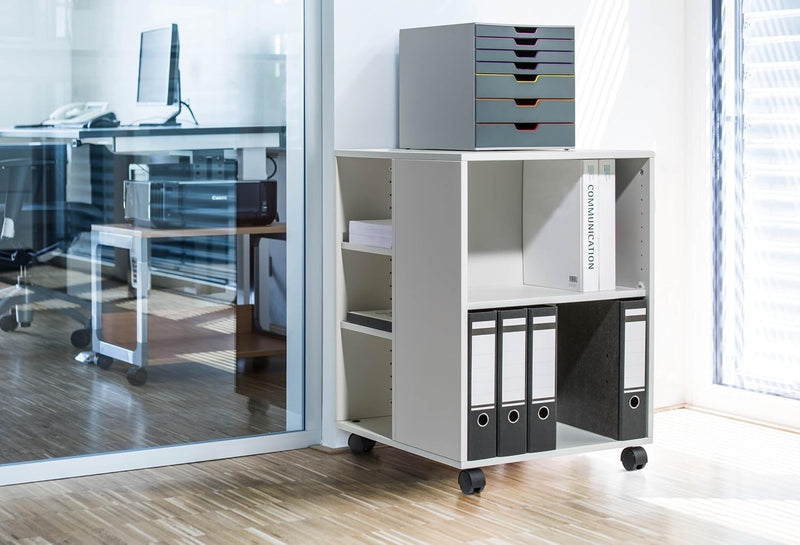 10 Drawer Unit Desktop Set with 10 Colour