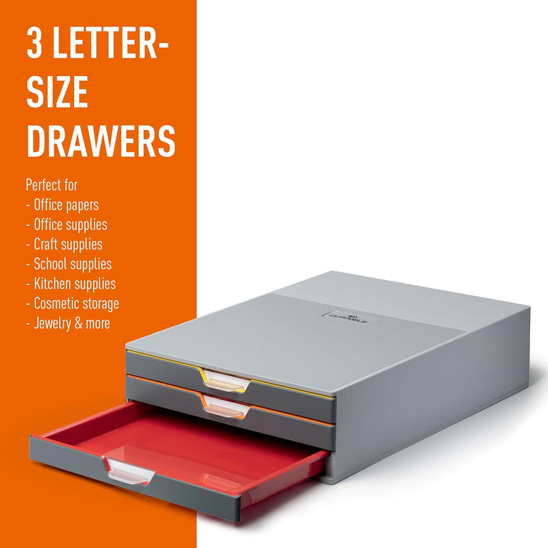 10 Drawer Unit Desktop Set with 10 Colour