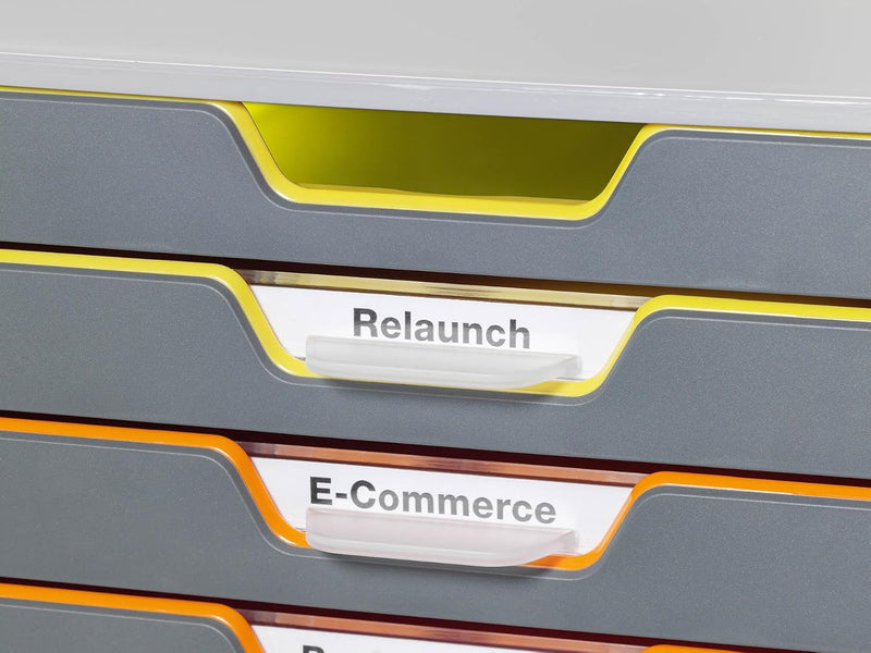 10 Drawer Unit Desktop Set with 10 Colour
