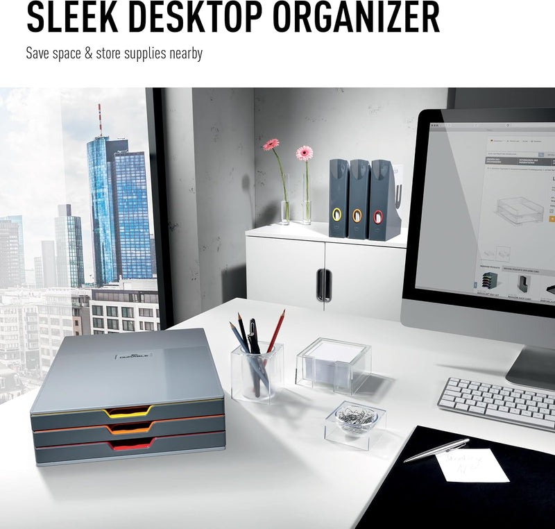 10 Drawer Unit Desktop Set with 10 Colour