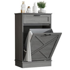 10 Gallons Tilt Out Trash Can Cabinet Wooden