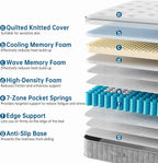 Mattress Medium Firm 7-Zone Support Hybrid