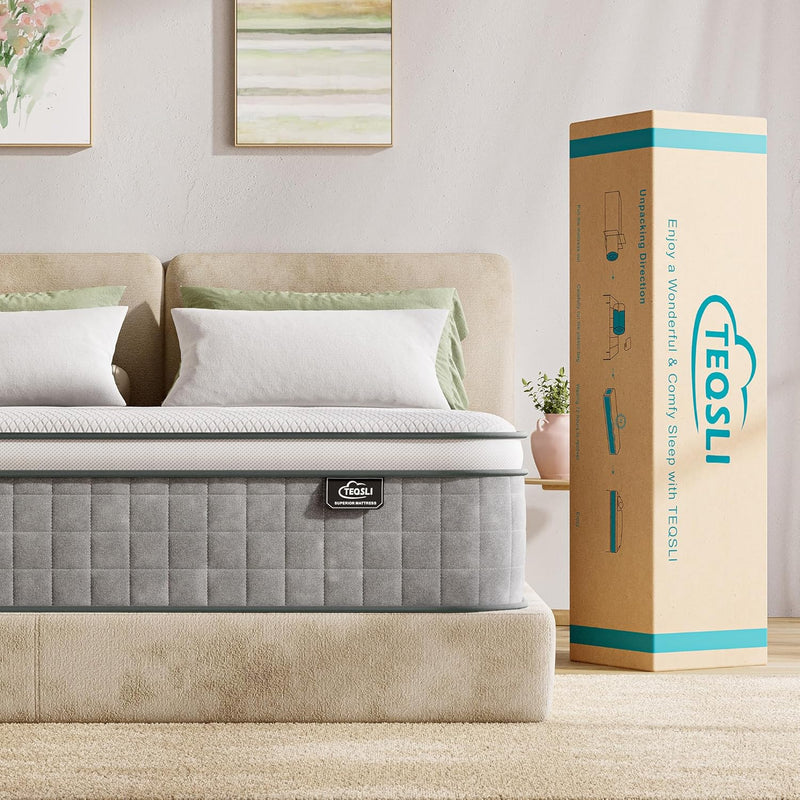 Mattress Medium Firm 7-Zone Support Hybrid