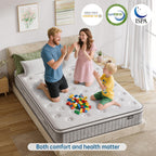 Mattress Medium Firm 7-Zone Support Hybrid