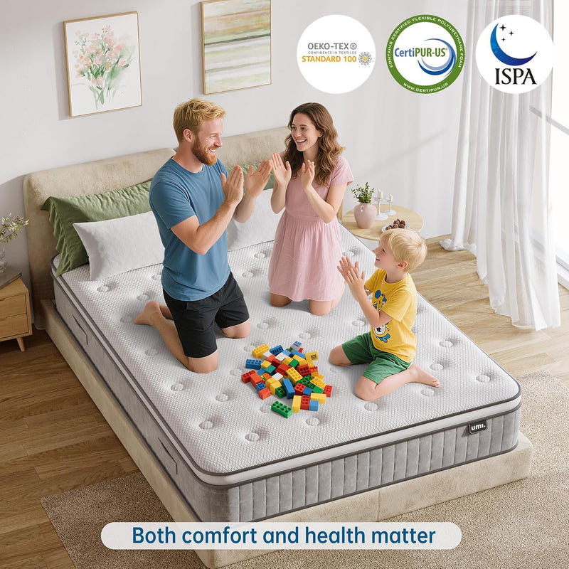 Mattress Medium Firm 7-Zone Support Hybrid