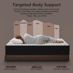 Mattresses 7-Zone Hybrid Bed Memory Foam
