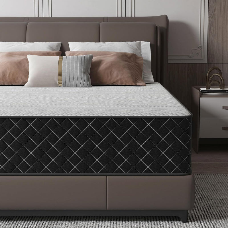 10 Inch Mattress 7-Zone Hybrid with Memory Foam