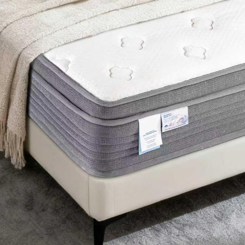 10-Inch Mattress Hybrid Cooling Memory Foam Pocketed Springs