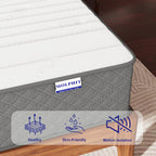 10 Inch Mattresses 7-Zone Hybrid Bed Memory Foam
