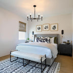 10-Light Wagon Wheel Chandelier Industrial Farmhouse Round