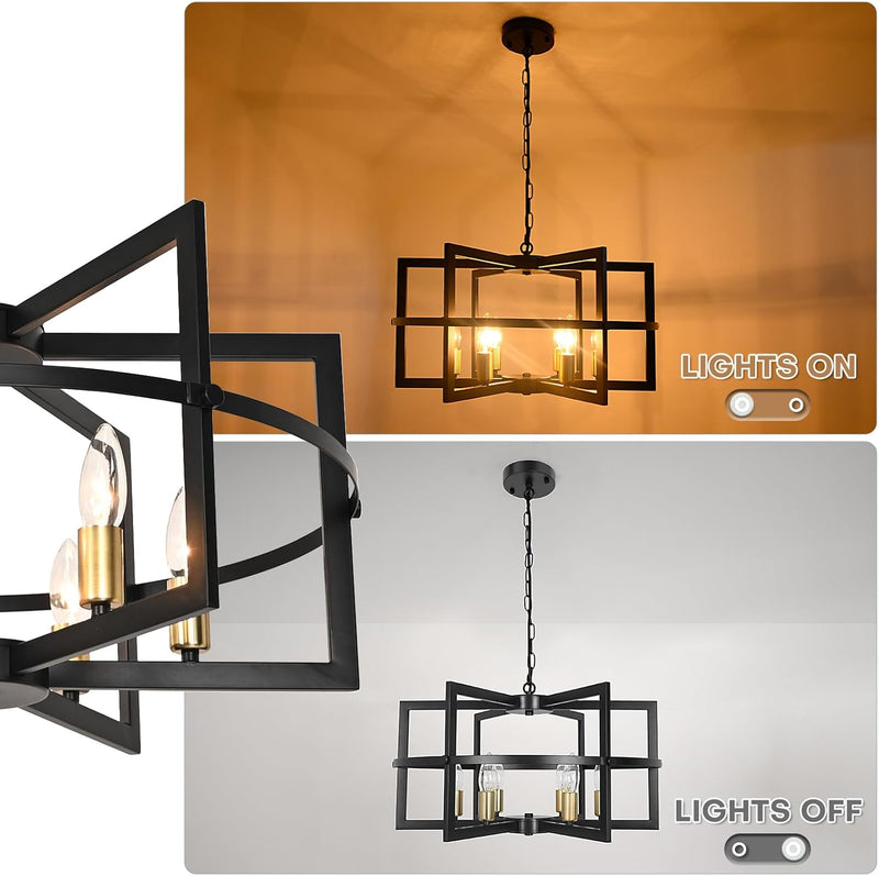 10-Light Wagon Wheel Chandelier Industrial Farmhouse Round Pendant