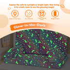 10-Piece Kids Play Sofa Modular Glow Couch Dinosaur