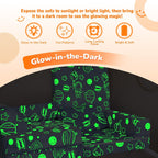 10-Piece Kids Play Sofa Modular Glow Couch Dinosaur
