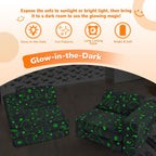 10-Piece Kids Play Sofa Modular Glow Couch Dinosaur
