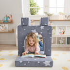 10-Piece Kids Play Sofa Modular Glow Couch Dinosaur