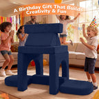 10-Piece Kids Play Sofa Modular Glow Couch Dinosaur