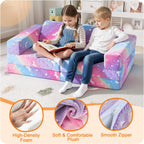10-Piece Kids Play Sofa Modular Glow Couch Dinosaur