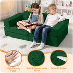10-Piece Kids Play Sofa Modular Glow Couch Dinosaur