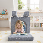10-Piece Kids Play Sofa Modular Glow Couch Dinosaur