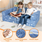 10-Piece Kids Play Sofa Modular Glow Couch Dinosaur