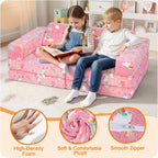 10-Piece Kids Play Sofa Modular Glow Couch Dinosaur