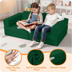 10-Piece Kids Play Sofa Modular Glow Couch Dinosaur
