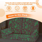 10-Piece Kids Play Sofa Modular Glow Couch Dinosaur