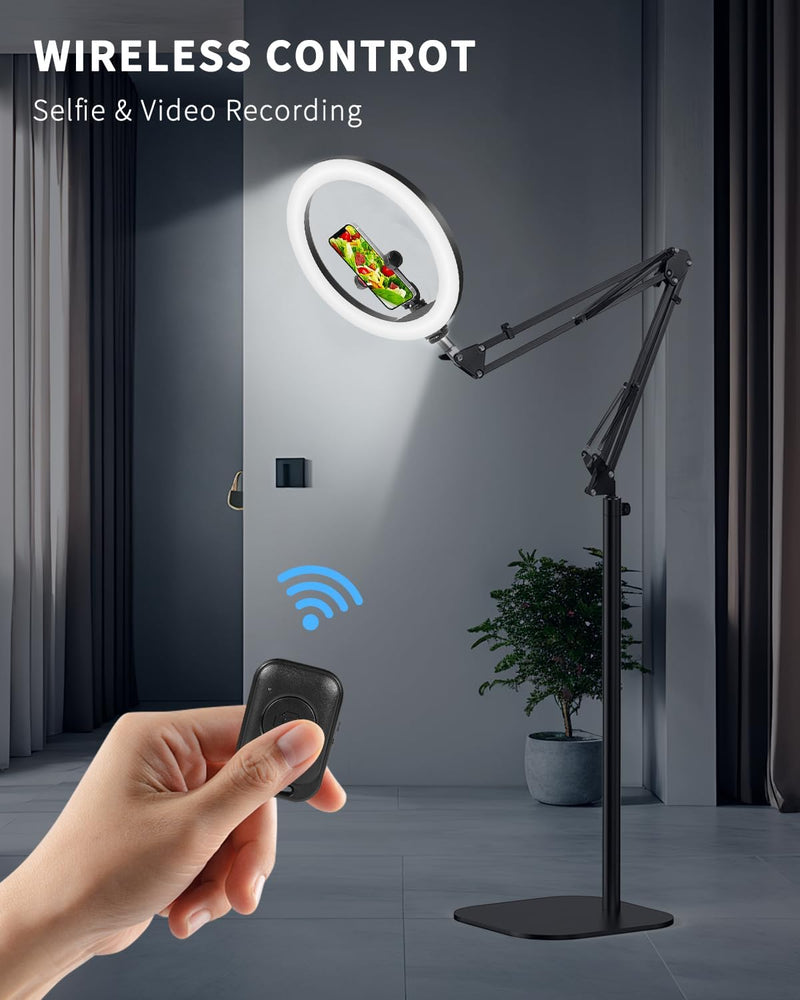 10" Ring Light with Tripod Stand Phone Holder