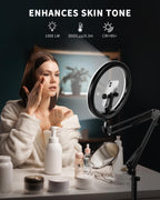 10" Ring Light with Tripod Stand Phone Holder