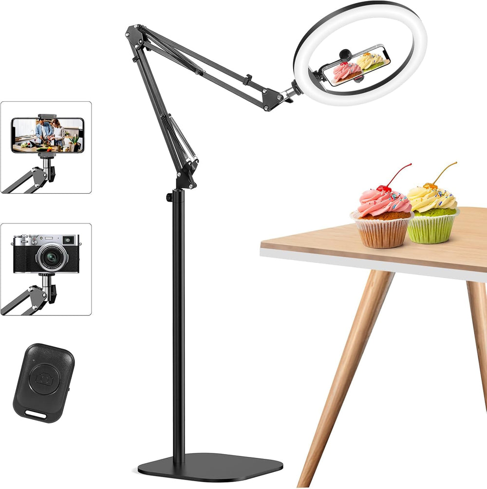 10" Ring Light with Tripod Stand Phone Holder