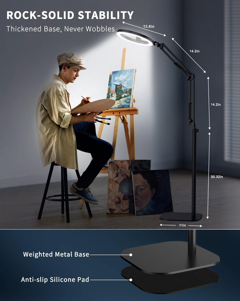 10" Ring Light with Tripod Stand Phone Holder