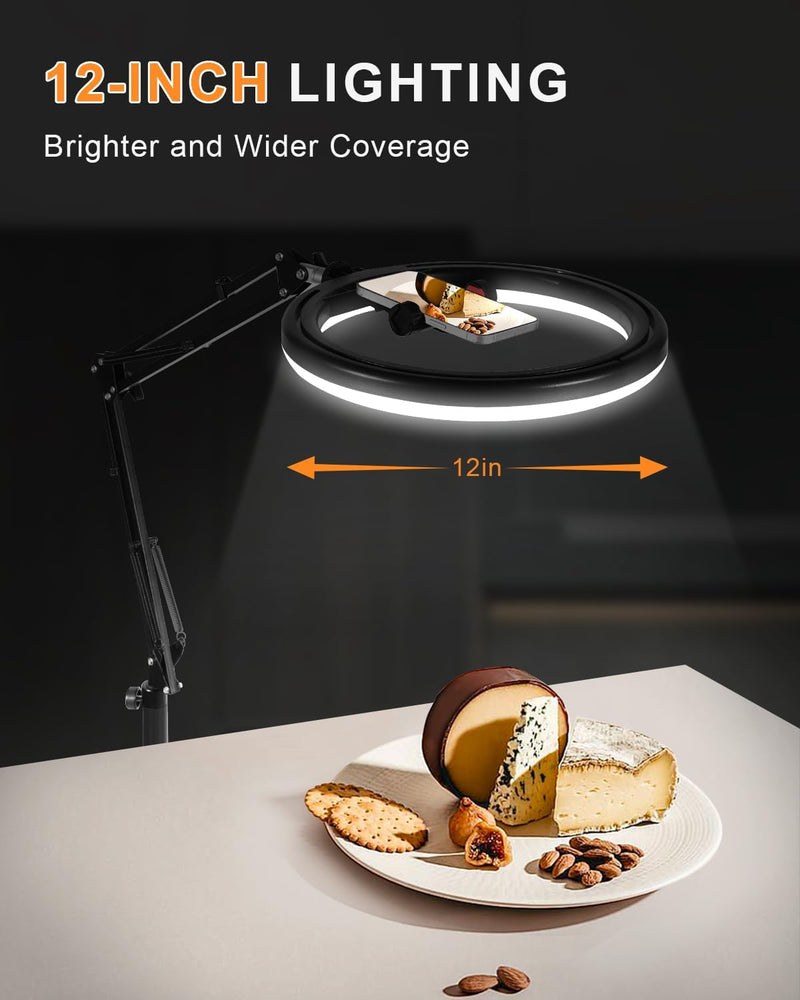 10" Ring Light with Tripod Stand Phone Holder