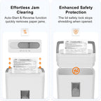 10 Sheet Micro Cut Paper Shredder for Home