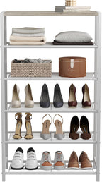 10-Tier Industrial Shoe Rack Organiser for 36-40 Pairs