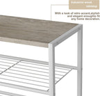 10-Tier Industrial Shoe Rack Organiser for 36-40 Pairs