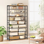 10-Tier Industrial Shoe Rack Organiser for 36-40 Pairs