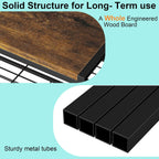 10-Tier Industrial Shoe Rack Organiser for 36-40 Pairs