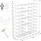 10 Tier Metal Shoe Rack