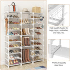 10 Tier Metal Shoe Rack