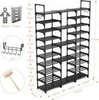 10 Tier Metal Shoe Rack