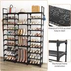 10 Tier Metal Shoe Rack